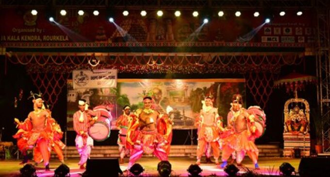 Scintillating Odissi dance recital, folk dances mark the 4th evening of 25th Vedvyas Sangeet Nrutyotsav