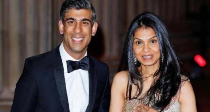 UK PM Sunak, his wife figure on ‘Asian Rich List 2022’ in UK
