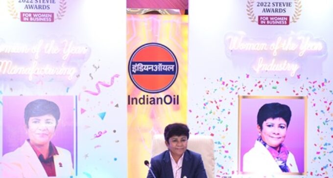 Director (Refineries), IndianOil, bags Gold & Silver Stevie Trophy- premier global awards for Women in Business