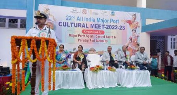 22nd All India Major Port Cultural Meet 2022-23 begins at Jayadev Sadan, PPA