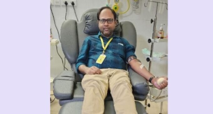 Noble Work: AIIMS- Bhubaneswar doctor saves life of critically ill pregnant woman by donating rare B-Ve blood