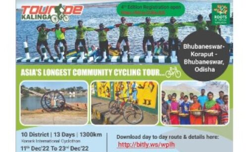 TOUR-DE-KALINGA’ ASIA’s longest community cycling campaign to kick start from Bhubaneswar on 11th December 2022