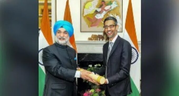 ‘India is a part of me’: Google and Alphabet CEO Sundar Pichai