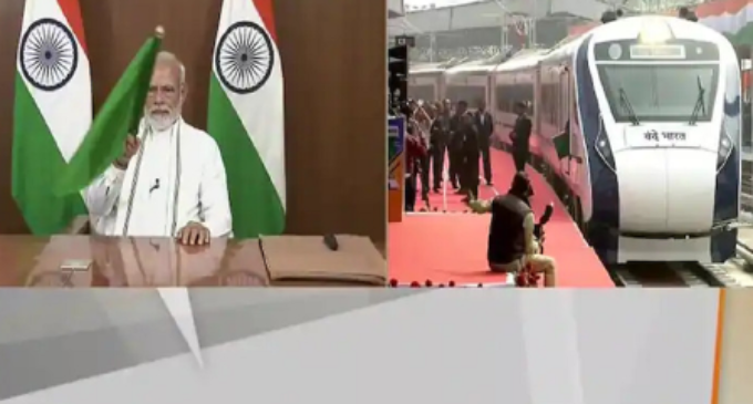 PM Modi virtually flags off Howrah-NJP Vande Bharat express