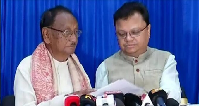 Former Odisha CM Giridhar Gamang, Son Shishir Resign From BJP