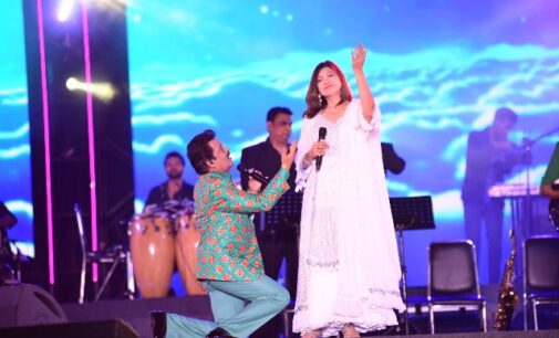 <strong>Udit Narayan and Alka Yagini roll back the years with their classic performances on  Day 8 of the .FEST</strong>