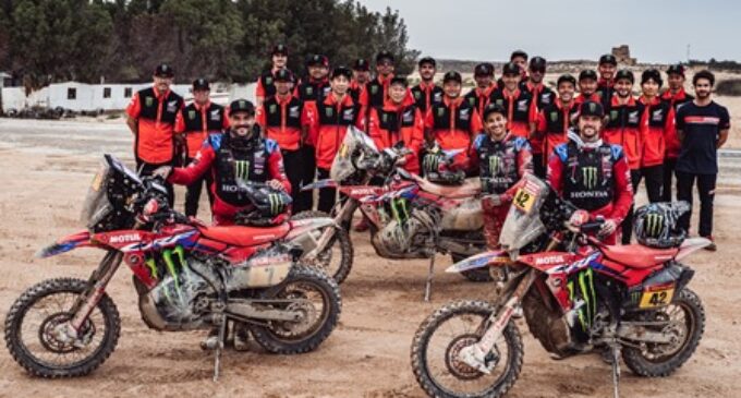 3 riders in top 10 positions at 2023 World Rally Raid Championship