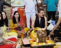 Naba Das donates Rs 1-Cr Kalas to Shani temple in Maharashtra