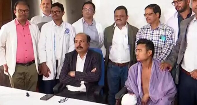 Doctors at Odisha’s SCB Medical College successfully reconstruct right thumb with toe index finger