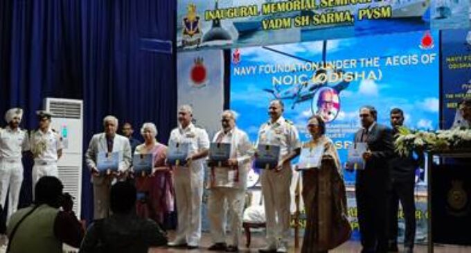 Admiral Sharma Centenary Commemoration held, ‘My Years at Sea’ book released 