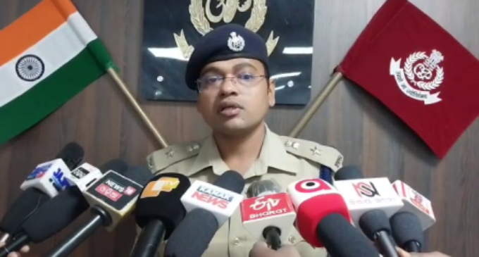 Vinit Agrawal  Joined As SP In Jajpur