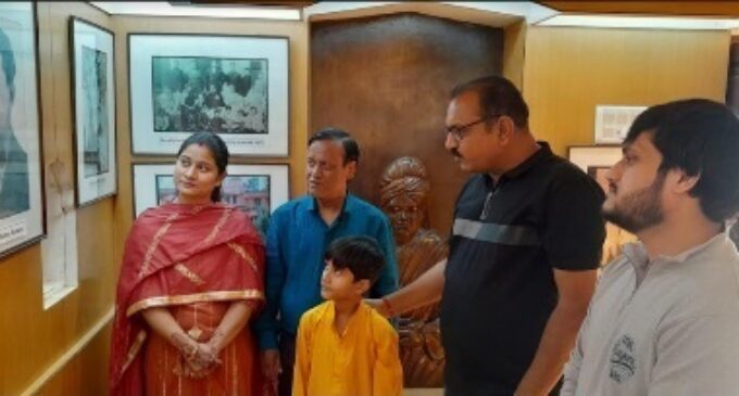 Tribute to Netaji: INA veteran’s family members from Burma visits Netaji Museum