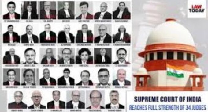 Supreme Court attains full strength of 34 as two more judges take oath