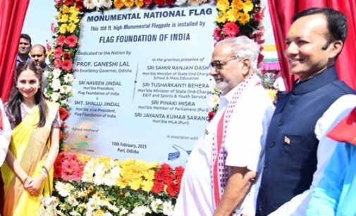 Holding The Honour High: Monumental National Flag hoisted at Puri