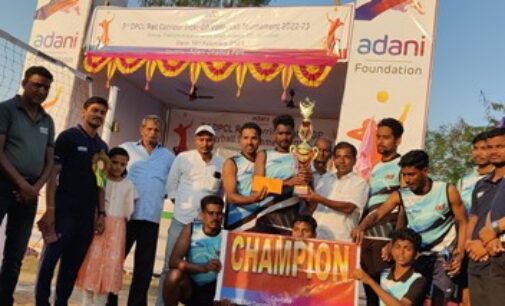 Adani foundation organises Volleyball Tournament