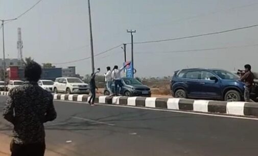 Malkangiri Congress Workers Protest Against Minister Rohit Pujary, Show Black Flags and Raise “Go Back” Slogans