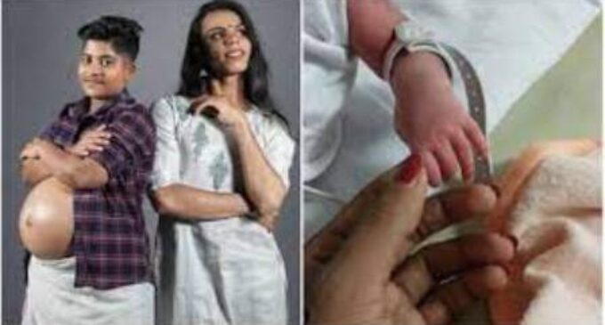Kerala trans couple who went viral for their maternity photoshoot blessed with a baby