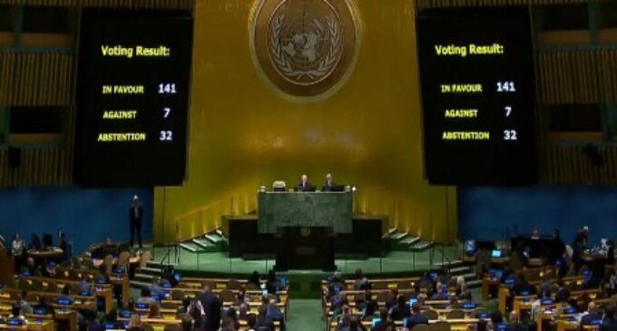 India abstains in UNGA on resolution underscoring need for just, lasting peace in Ukraine