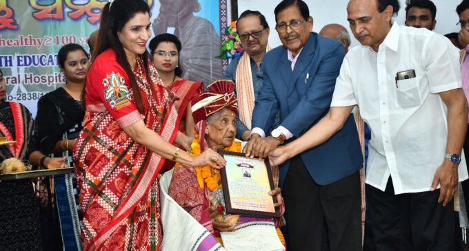 Promoted to Centenarians Felicitated  with Satayu Samman