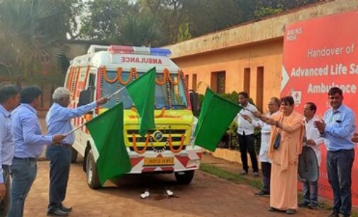 AM/NS India presents Advanced Life Support Ambulance to Viswa Kalyan Seva Trust