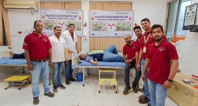 Vedanta Aluminium Organises Blood Donation Camp at Lanjigarh