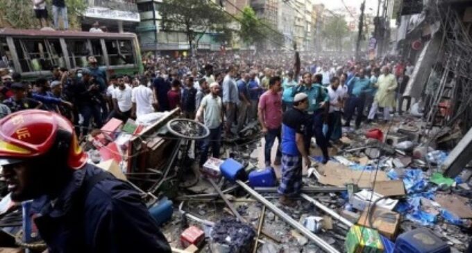 15 killed, over 100 injured as explosion rocks seven-storey building in Dhaka