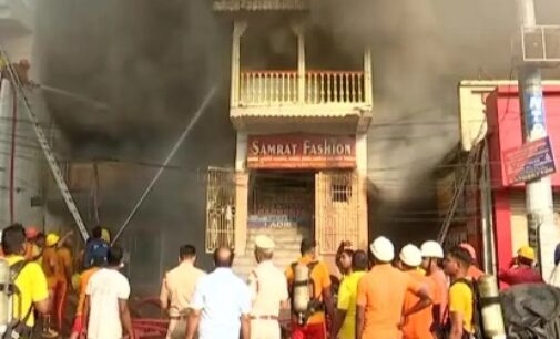 Major fire in market complex in Odisha’s pilgrim city Puri, 100 people rescued