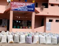 Chitrakonda police bust major Ganja operation, seize 132 bags worth 3 Crore 30 lakhs