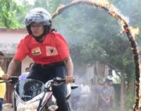 Odisha: Lady Professor leaves netizens stunned with daredevil bike stunts