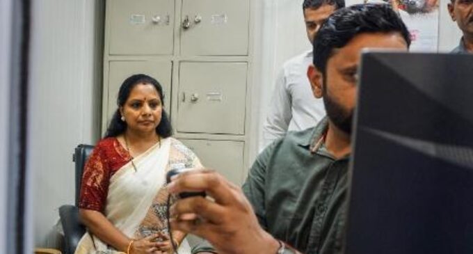 Delhi liquor scam: Kavitha questioned by ED, ‘Raid detergent’ posters spring up in Hyderabad
