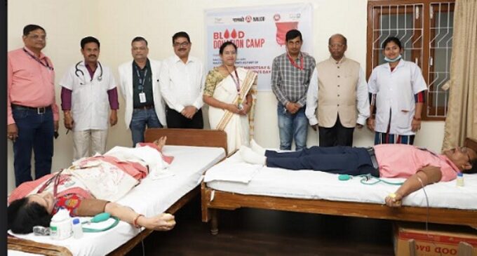 Noble Mission: Voluntary Blood Donation Camp Organized at NALCO