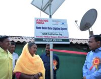 AM/NS India turns Sagasahi into a model solar village