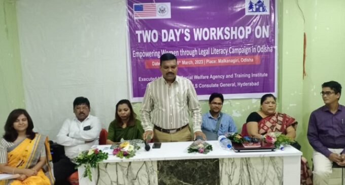 Two-Day Workshop on Legal Literacy for Women Held in Malkangiri