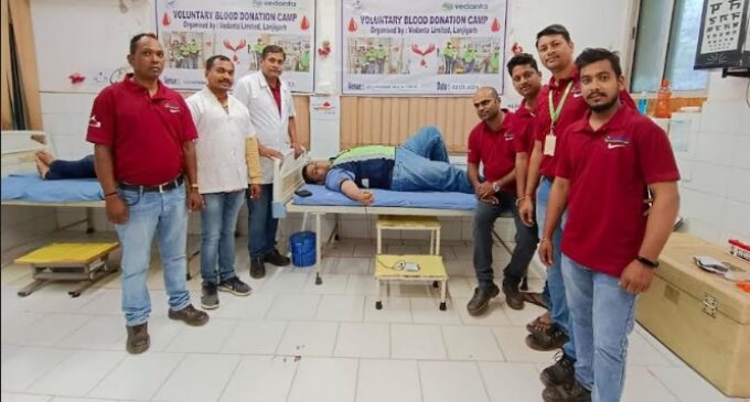 Noble Initiative: Vedanta Aluminium organises blood donation camp at Lanjigarh