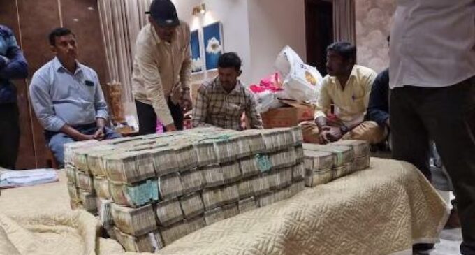 Karnataka Lokayukta traps BJP MLA’s son taking Rs 40 lakh bribe