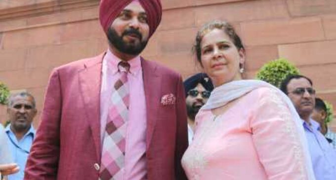 Navjot Singh Sidhu’s wife diagnosed with cancer, writes emotional note for jailed husband