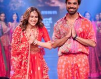 Sara Ali Khan walks ramp at Lakme Fashion Week for designer Punit Balana