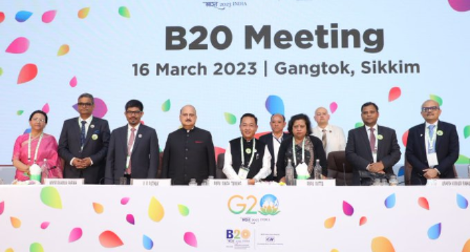 B20 meeting organized in Gangtok, foreign delegates made aware of Sikkim’s organic farming