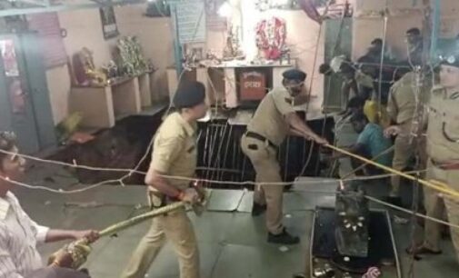 Indore: Temple floor sinks during Ram Navami celebrations, 10 rescued