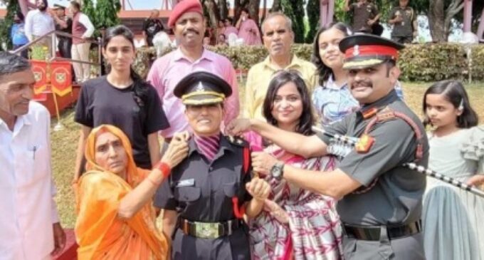 Galwan hero’s wife becomes Army officer; posted to eastern Ladakh