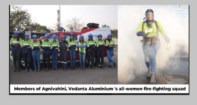 Vedanta Aluminium’s all-women firefighting team ‘Agnivahini’ is now 100 member-strong