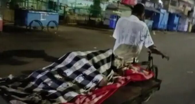 True friendship: Sexagenarian Odisha man takes ailing 85-year-old friend to hospital on a trolley rickshaw