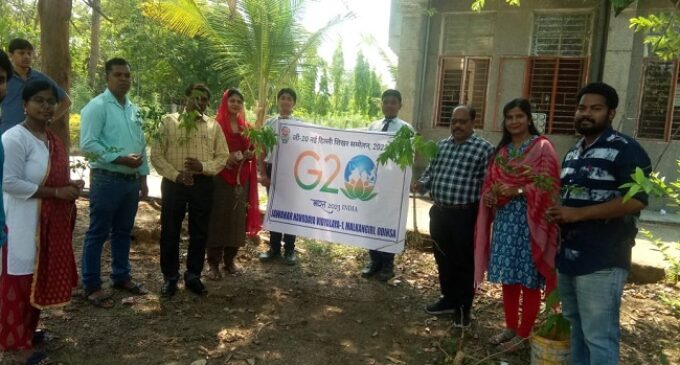 Jawahar Navodaya Vidyalaya students embrace eco-friendliness with a massive plantation programme