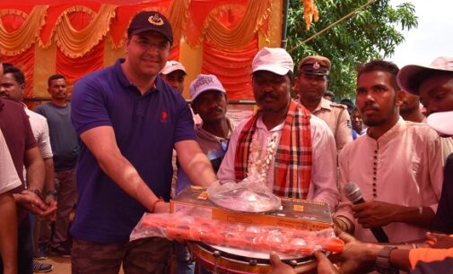 District Police led by SP Nitesh Wadwani conduct civic action programme at Dhuliput village