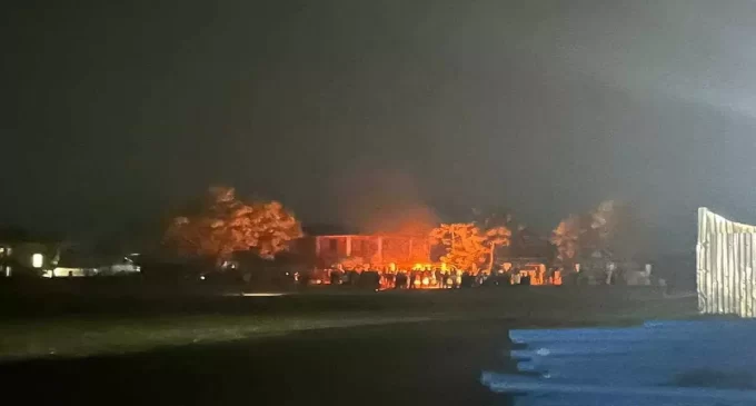 Internet snapped, Sec 144 imposed as mob sets ablaze Manipur CM’s event venue ahead of his visit