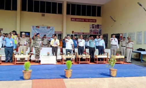 Safety Pledge: Paradip Port Authority observes National Fire Service Day