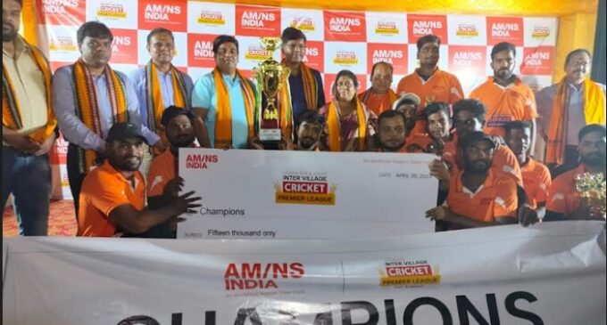 Nuagarh Team wins the first edition of Udaan Inter Village Cricket Premier League organised by AM/NS India