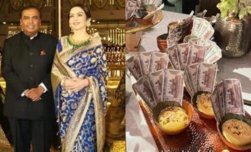 Ambanis served NMACC guests halwa with Rs 500 notes! But, there is a twist