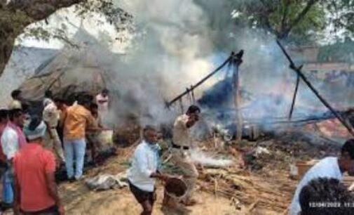 Khammam: Two dead, several critically injured as cylinders catch fire at BRS meeting site