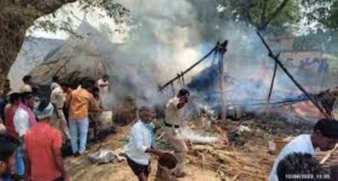 Khammam: Two dead, several critically injured as cylinders catch fire at BRS meeting site